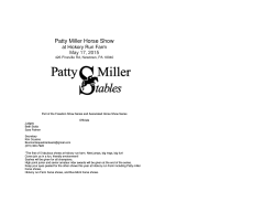 Patty Miller Horse Show - Associated Horse Shows