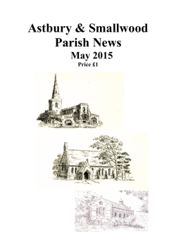 Astbury Parish News May 2015