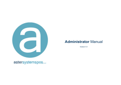 AsterSystems Pos 6.1 Software Manual