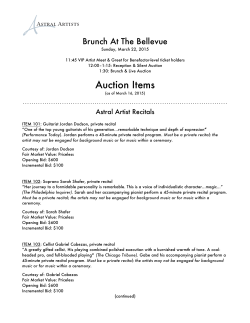 Auction Items - Astral Artists