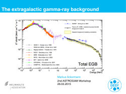 The extragalactic gamma-ray background