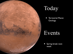 Terrestrial Planets: General