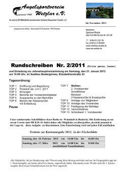 Rundschreiben2-2011 - ASV â Angelsportverein Wetzlar