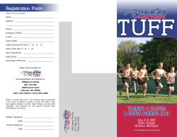 2015 TUFF Camp brochure