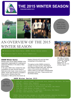 AN OVERVIEW OF THE 2015 WINTER SEASON THE 2015