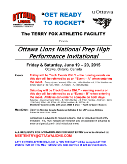 015 Ottawa Lions National Prep High Peformance
