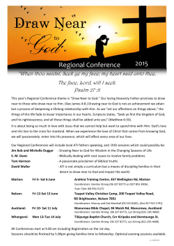 Regional Family Conference Form