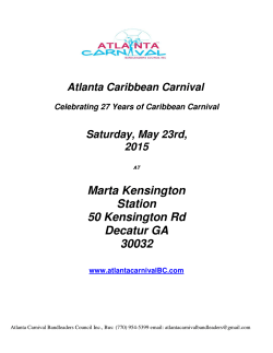 2015 Atlanta Carnival Vendors Application Form