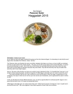 Haggadah 2015 2 23 15 - The Atlanta Jewish Times