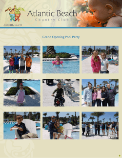 Grand Opening Pool Party - Atlantic Beach Country Club