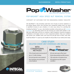 Pop Washer High Speed Nut Removal System