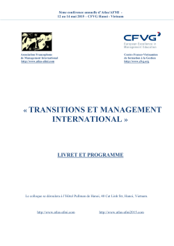 transitions et management international