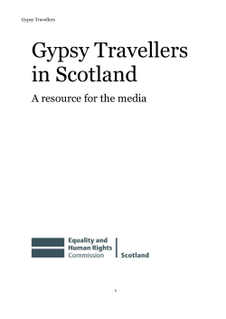 Gypsy Travellers in Scotland â A resource for the media
