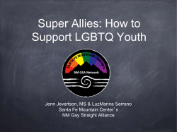 Super Allies: How to Support LGBTQ Youth