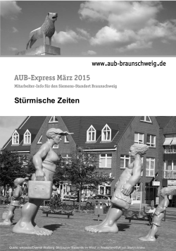 AUB-Express MÃ¤rz 2015 StÃ¼rmische Zeiten - AUB