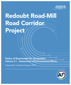 Redoubt Road-Mill Road Corridor Project
