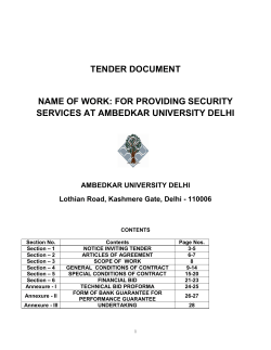 detail - Ambedkar University, Delhi