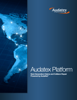 NEW Audatex Platform