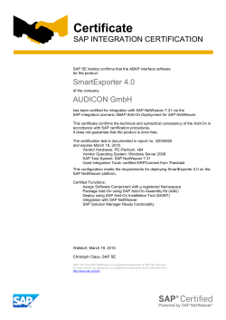 Certificate - Audicon GmbH