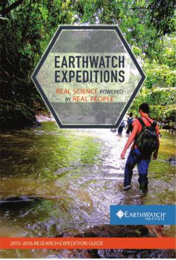 EARTHWATCH EXPEDITIONS