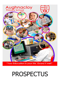 PROSPECTUS - Aughnacloy Primary School