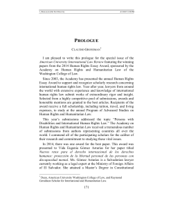 PROLOGUE - American University International Law Review