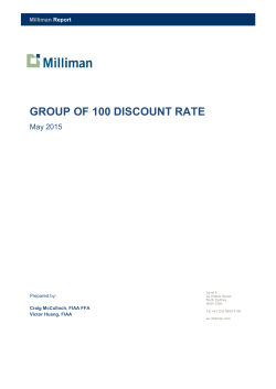 GROUP OF 100 DISCOUNT RATE