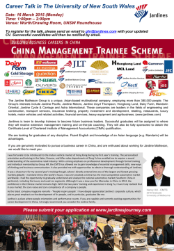 Jardines CMTS Career Talk flyer