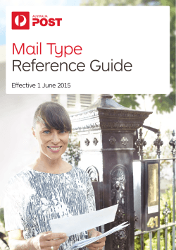 Mail Type Reference Guide