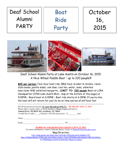Alumni boat party 2015 flyer