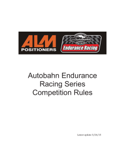 Autobahn Endurance Racing Series Competition