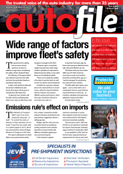 Wide range of factors improve fleet`s safety