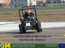 Introduzione al corso - UniversitÃ  degli Studi di Brescia