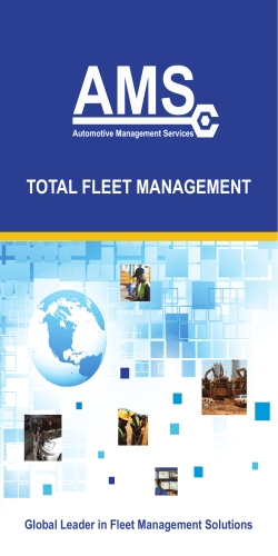 ToTaL FLeeT ManaGeMenT - Automotive Management Services