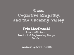 Cars, Cognitive Empathy, and the Uncanny Valley