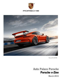 March 2015 - Auto Palace Porsche