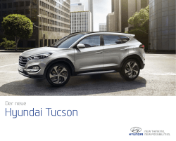 Hyundai Tucson - Hyundai Motor Deutschland GmbH