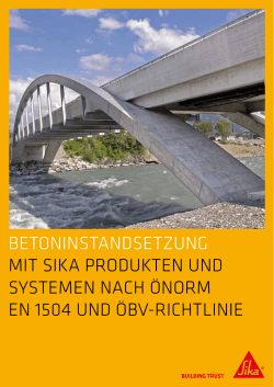 Betoninstandsetzung - Sika Ãsterreich GmbH