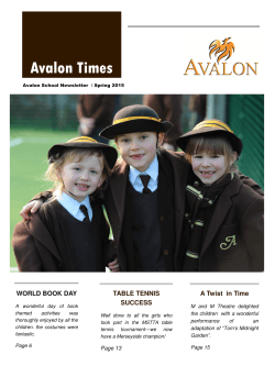 here - Avalon School