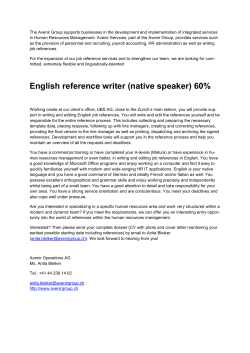 English reference writer (native speaker) 60%