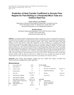 Prediction of Heat Transfer Coefficient in Annular Flow Regime for