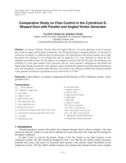 Comparative Study on Flow Control in the Cylindrical S