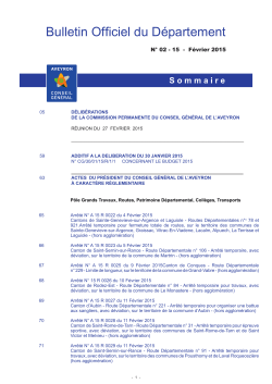 Bulletin Officiel du DÃ©partement - Le site du Conseil dÃ©partemental