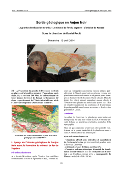AVG.Bulletin 2014.Partie 2 - Association VendÃ©enne de GÃ©ologie