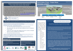 North Wales Prison - Project News REGIONAL UPDATE