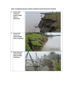 MOST VULNERABLE REACHES UNDER LAKHIMPUR WATER