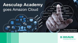 Aesculap Academy - Amazon Web Services