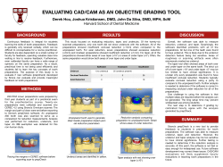 pdf Evaluating CAD/CAM as an objective grading tool
