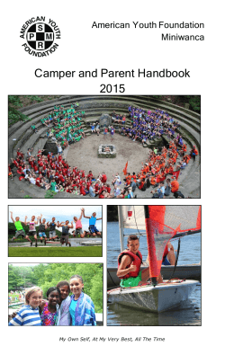Camper and Family Handbook 2015