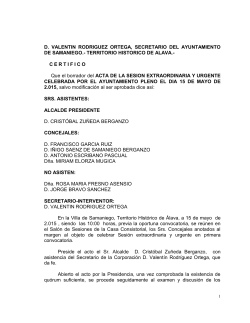 Acta Pleno Mayo2015 - Ayuntamiento de Samaniego